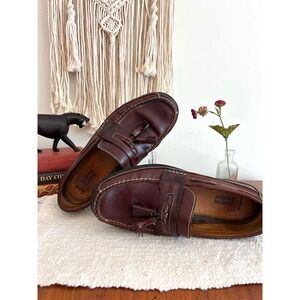 Men's Size 9 Johnston and Murphy Leather Loafers (3945)